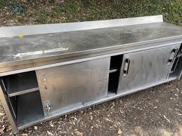 Do you suppose used stainless steel kitchen cabinets appears great? Secondhand Catering Equipment Kitchen Cupboards And Cabinets 3 Door Stainless Steel Kitchen Cupboard Sussex
