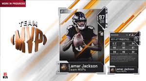 Amon ra card all stat +1. For The Madden Players In Here Lamar Jackson Got A Team Mvp Card Ravens