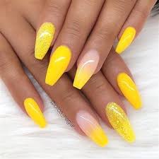 The darker polishes especially take a toll on your nails, leaving them stained with leftover dyes. 35 Ruthless Mustard Yellow Coffin Nails Designs Strategies Exploited Modifikationcar Com Yellow Nails Design Yellow Nails French Tip Nail Designs