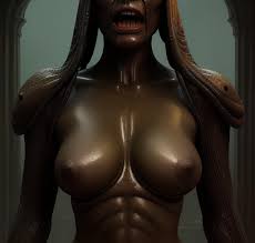 Her body glistens in the moonlight, a seductive vampire with curves to die  for. - AI Generated Porn Pic - XGROOVY.COM