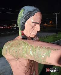Cross Plains Landmark Muffler Man Gets a Makeover