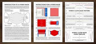 These are all free printable patterns. Diy Instructions Sewing A Hybrid Cloth Mask Iris Luckhaus Illustration Design