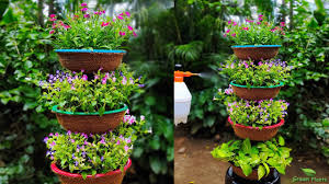 Plants are usually grown in a garden for their ornamental value or for the edible fruits, vegetables, and herbs they produce. Vertical Garden Ideas For Your Small Space Small Garden Ideas Flower Garden Tower Green Plants Youtube
