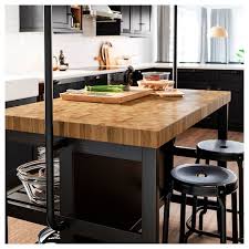 Rangement un meuble unique, au design très contemporain qui se compose de nombreux rangements très fonctionnels : Vadholma Ilot Pour Cuisine Noir Chene 126x79x90 Cm Ikea