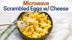 Season with salt and pepper. Microwave Scrambled Eggs Recipe Cheese 2 Minutes Best Recipe Box