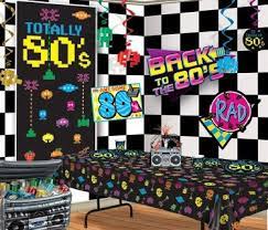 80s party decorations, 80s birthday decor, 80s retro party, 80s neon theme, i love the 80s, banner, signs, labels, 1980, printable, digital twingenuitygraphics 5 out of 5 stars (2,834) $ 9.25. Retro Theme Party Decoration Ideas Cheap Online Shopping