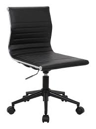 What makes a modern office chair a modern chair? Lumisource Master Contemporary Armless Adjustable Task Chair Black Office Depot