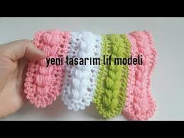Coook Kolay Yeni Lif Modeli Yeni Tasarim Lifmodelim Dilimli Basak Modelli Lif Pamuk Lifler Youtube Baby Knitting Patterns Tig Isi Bebek Elbiseleri Krose