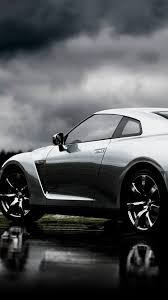 Cars Nissan Gt R Silver Left Android Wallpaper Wallpapers Hd 4k Background For Android Car Iphone Wallpaper Car Wallpapers Nissan Cars