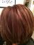 Short Auburn Hair With Blonde Highlights