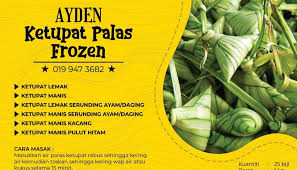 Ketupat palas frozen bonda didatangkan dalam dua variasi. Ayden Ketupat Palas Frozen Home Facebook
