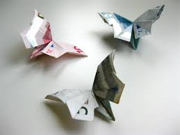 Origami Geldschein Schmetterling Video Anleitung Handmade Kultur Geldschein Schmetterling Geldschein Origami Origami Schmetterling