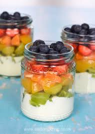 Rainbow Fruit Salad Jars Recipe