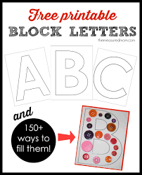 I've given you some tips and tricks on. Uppercase Block Letters The Measured Mom