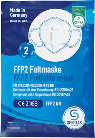 Die filtrierende halbmaske der klasse ffp2 bietet zuverlässigen schutz vor. Sentias Ffp2 Atemschutzmaske Fur Erwachsene Einweg 2 St Dauerhaft Gunstig Online Kaufen Dm De