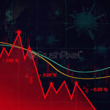 We look to examine trends at different price points. Downtrend Line Graph In Stock Market On Red And A Stock Photo Crushpixel