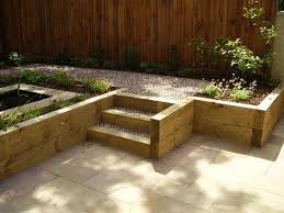 Garden Design Ideas Using Sleepers Low Maintenance Garden Design Sloped Garden Low Maintenance Garden