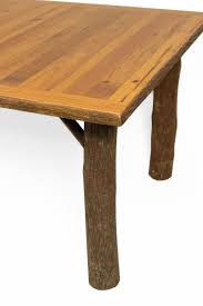 Browse our dining room furniture to find a wide selection of handcrafted dining furniture! Rustic Old Hickory Dining Table With Bark Legs For Sale At 1stdibs