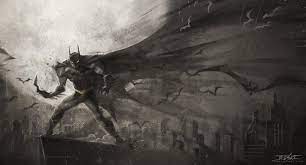 In The Dead Of The Night Fribly Batman Fan Art Art Comic Books Art