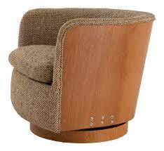 Check spelling or type a new query. Mid Century Modern Oak Back Swivel Barrel Tub Chair In The Style Of Milo Baughman Chairish