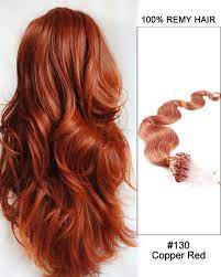 Micro Loop Red Hair Extensions Red Scene Hair Micro Loop Hair Extensions