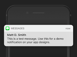 Ios 10 Message Banner Free Sketch Download Messages Ios Notifications Iphone Mockup