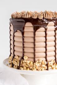Nutella Cake With Nutella Swiss Meringue Buttercream And Nutella Ganache Nutella Cake Tasty Chocolate Cake Chocolate Nutella