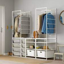jonaxel frame mesh baskts clths rl shlv uts 68 1 8x20 1 8x68 1 8 ikea in 2021 ikea hallway storage cabinet shelving unit