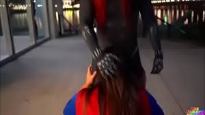 Gibby the clown pays respects to the late great black panther , puts a  sexual twist to the movie character! - XNXX.COM