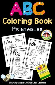 This abc book coloring page features a picture of an abc book to color for back to school. Abc Coloring Book Printables Abc Coloring Alphabet Coloring Pages Alphabet Activities