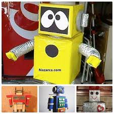 Kartondan Yapilan 30 Tane Robot Maketleri Nazarca Com