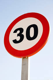 30 (thirty) is the natural number following 29 and preceding 31. Free Photo Round 30 Speed Limit Sign Against Blue Sky