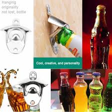 If you still can't open the bottle cap, turn the bottle upside down in a bowl of very hot water. Collectibles Breweriana Beer Wall Mount Bar Wine Beer Soda Glass Cap Bottle Stainless Steel Opener Open Tool