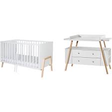 Babyzimmer babybett wickelkommode weiß bettwäsche sterne grau komplettzimmer. Sparset Holly Nature 2 Tlg Kombi Kinderbett 70x140 Cm Umbauseiten Und Wickelkommode Mit Wickelaufsatz Weiss Altmuhlbuche Schardt Mytoys
