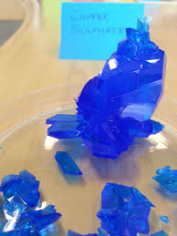 Preparation of copper sulfate from copper oxide. Our Copper Sulphate Crystals A High School Chemistry Favourite High School Chemistry Experiments Teaching Chemistry Chemistry Classroom