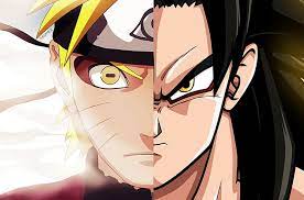 Hd wallpapers and background images Hd Wallpaper Son Goku Goku Dragon Ball Z Sage Mode Naruto Uzumaki Crossovers 1360x899 Anime Naruto Hd Art Wallpaper Flare