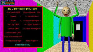 First you need the original version of baldi's basics android. Baldi S Basics Classic New Mod Menu Apk Youtube