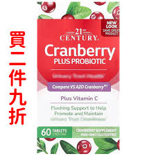 美國21st Century 蔓越莓益生菌60片|香港旺角門店購買