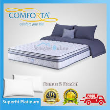 Tahukah kamu, ternyata banyak harga kasur spring bed murah. Springbed Comforta Superfit Platinum 180x200 Kasur Saja Shopee Indonesia