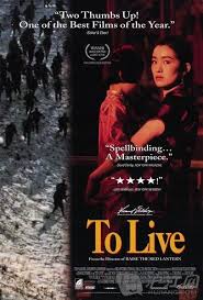 To Live 1994 The Best Films Epic Film Movie Posters