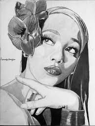 Here's my drawing of Monica