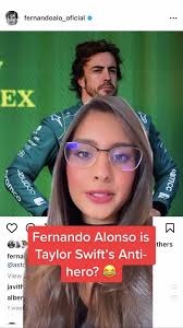 Taylor Swift Fernando Alonso Style