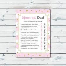 Our sons are in their late 20s and have good jobs, but they never pay for anything when they're with my husband and me… many companies featured on money advertise with us. Instant Download Printable Pink And Gold Themed Baby Shower Mom Vs Dad Trivia Quiz This Listing Baby Shower Quiz Printable Baby Shower Games Baby Shower Dad