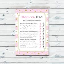 She and her husband, fgteev duddy, are the parents of alexis ryan, skylander boy, lightcore chase, and shawn funnel vision. Instant Download Printable Pink And Gold Themed Baby Shower Mom Vs Dad Trivia Quiz This Listing Baby Shower Quiz Printable Baby Shower Games Baby Shower Dad
