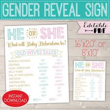 Relying on some of the most common old wives' tales, here is a quick and easy gender predictor quiz that will take the guesswork out of boy or girl? relying on some of the most common old wives' tales, here is a quick and easy gender predictor quiz that will take the guesswork out of boy or girl? Instant Download Old Wives Tales Gender Predictions Digital Download Old Wives Tales Gender Reveal Poster Baby Gender Reveal Poster Party Supplies Paper Party Supplies Kromasol Com