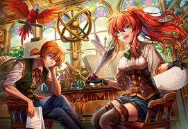 Maybe you would like to learn more about one of these? Animal Bird Blue Eyes Boots Bow Ells Feathers Glasses Gloves Green Eyes Long Hair Male Orange Hair Original Paper Ponytail Red Hair Ribbons Shorts Zettai Ryouiki Konachan Com Konachan Com Anime Wallpapers