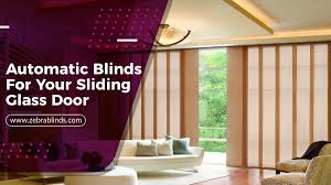 You want to block out the sun, but don't want to obstruct the outdoor access. Automatic Blinds For Your Sliding Glass Door