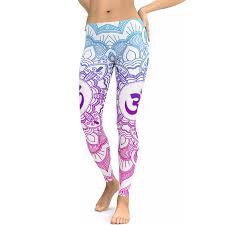 2019 Ycdyz 2019 New Blue Fading Pink Mandala Leggings Womens Plus Size Xl Athletic Yoga Leggings Running Fitness Workout Pants 604092 From