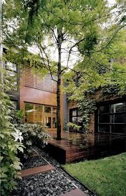 Postmodern House Design In Montreal Love The Outdoor Space Contemporary House Backyard Design Exterior
