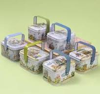 Jlong Metal Candy Tin Candy Box Mini Tinplate Empty Tins ...